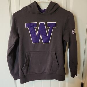 Colosseum Youth Gray and Purple Hoodie